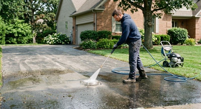 Asphalt Powerwashing Service