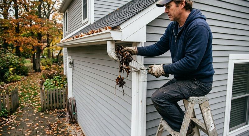Gutter Blockage Removal in Richmond, VA