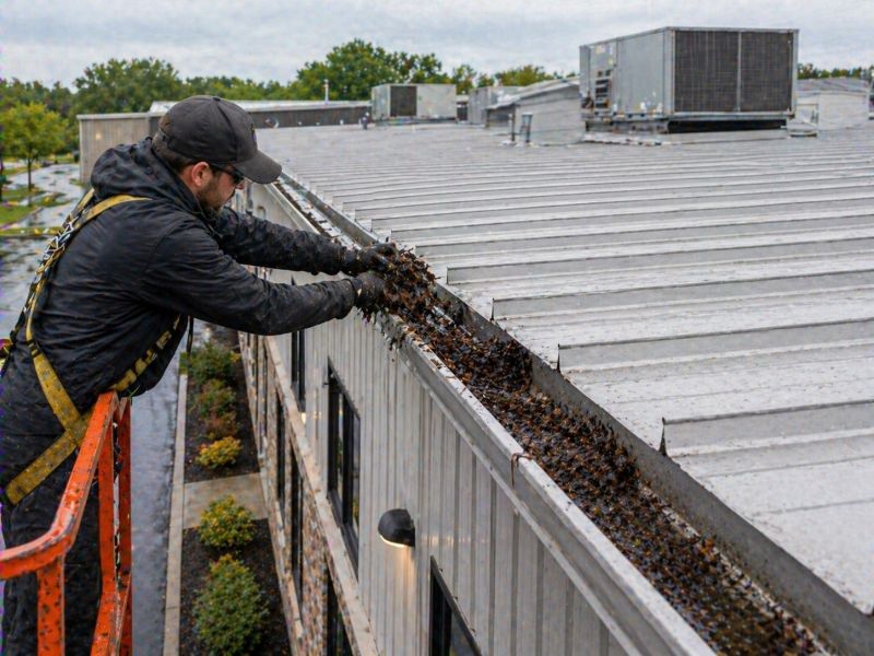 Commercial Gutter Maintenance in Sacramento, CA